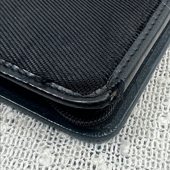 GUCCI Black Nylon Bamboo Long Wallet Tom Ford Era RARE! - Picture 12 of 12